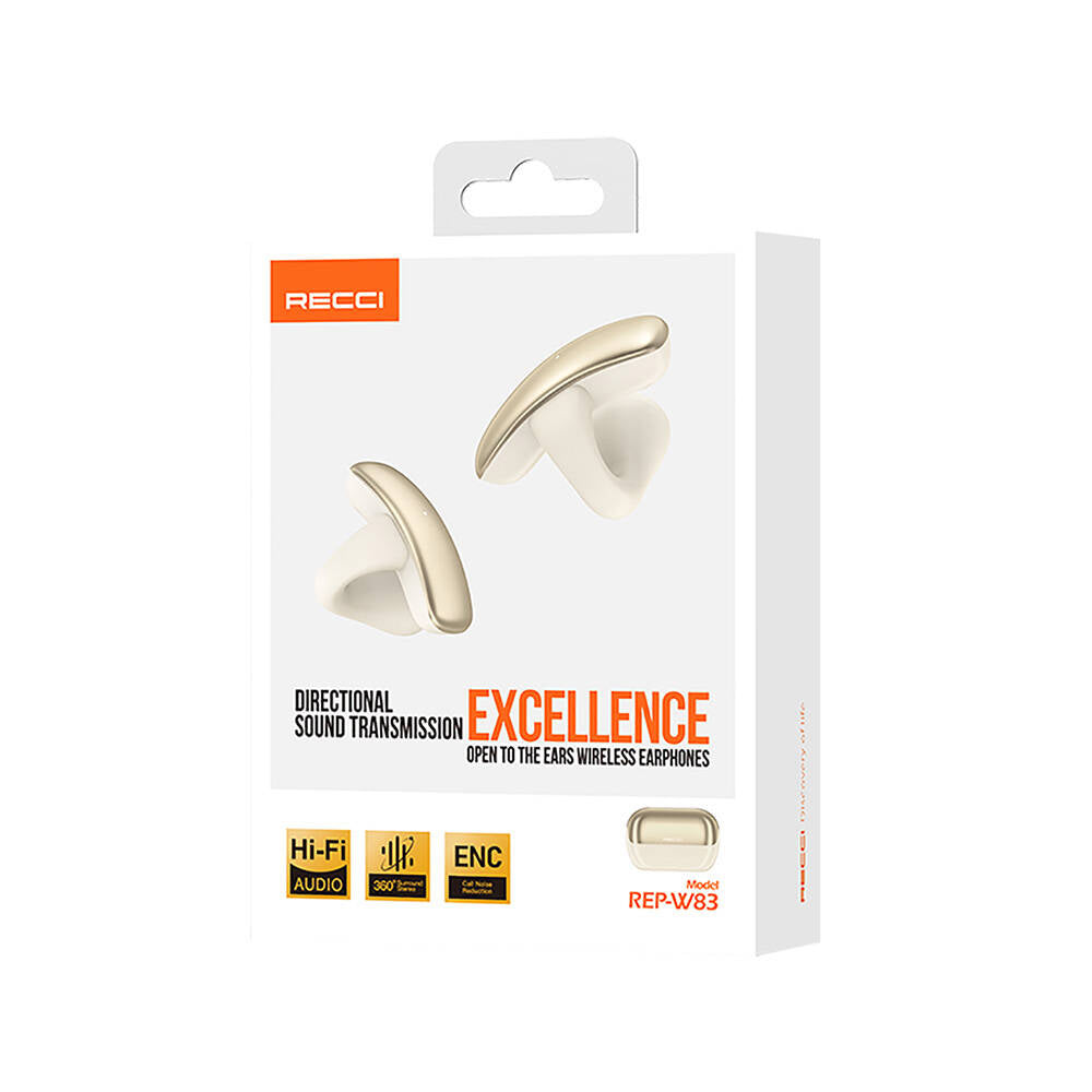 Recci REP-W83 Excellence Serisi ENC Teknolojili Hi-Fi Ses Kaliteli TWS Kulak İçi Bluetooth v5.3 Kulaklık Mavi