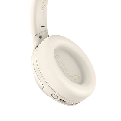 Recci REP-W86 ANC Özellikli Hi-Fi Ses Kaliteli Kulak Üstü Bluetooth v5.3 Kulaklık Beyaz