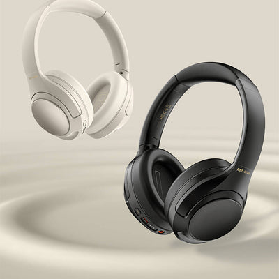 Recci REP-W86 ANC Özellikli Hi-Fi Ses Kaliteli Kulak Üstü Bluetooth v5.3 Kulaklık Beyaz