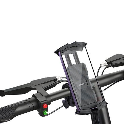 Recci RHO-C33 360° Derece Dönebilen Ayarlanabilir Motosiklet ve Bisiklet Telefon Tutucu