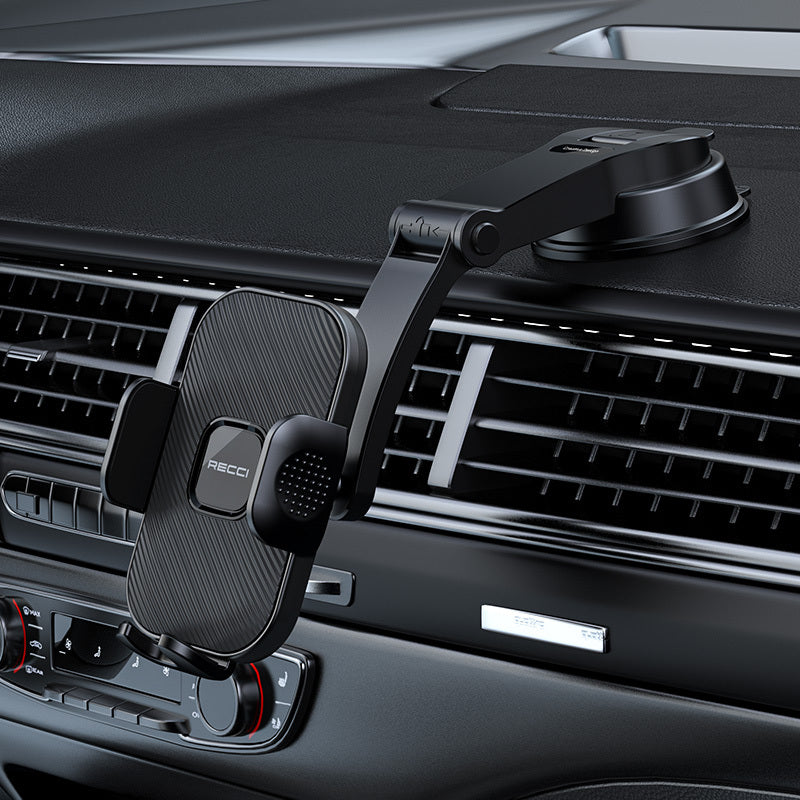 Recci RHO-C39 360 Derece Dönebilen Vantuzlu Araç İçi Telefon Tutucu