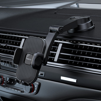 Recci RHO-C39 360 Derece Dönebilen Vantuzlu Araç İçi Telefon Tutucu