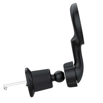 Recci RHO-C42 Magsafe Magnetik 360° Dönebilen Havalandırma Tasarım Araç Telefon Tutucu Siyah
