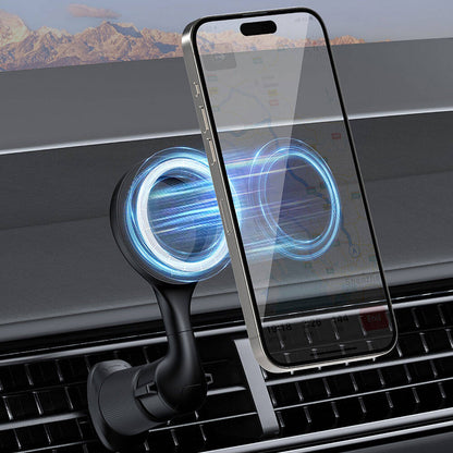 Recci RHO-C42 M-safe Magnetik 360° Dönebilen Havalandırma Tasarım Araç Telefon Tutucu