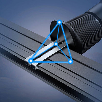 Recci RHO-C42 Magsafe Magnetik 360° Dönebilen Havalandırma Tasarım Araç Telefon Tutucu Siyah
