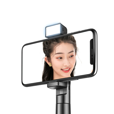 Recci RHO-P01 Bluetooth 5.0 Uzaktan Kumandalı Çok Fonksiyonlu Selfie Çubuğu 200mAh Siyah