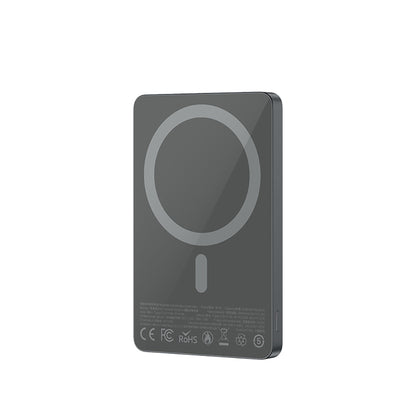 Recci RP33 PD 20W Ultra İnce Led Göstergeli Hızlı Şarj Özellikli Wireless Powerbank 15W 5000mAh