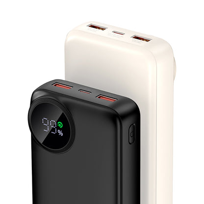 Recci RPB-P48 PD 20W Dijital LED Göstergeli Hızlı Şarj Özellikli Taşınabilir Powerbank 22.5W 10000mAh