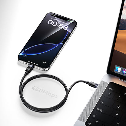 Recci RS50CC Type-C to Type-C PD Örgü Tasarımlı Hızlı Şarj Özellikli Data ve Şarj Kablosu 65W 1M