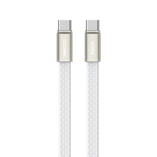 Recci RS55CC Type-C to Type-C PD Hızlı Şarj Özellikli Data ve Şarj Kablosu 65W 1M