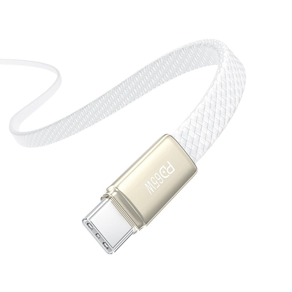 Recci RS55CC Type-C to Type-C PD Hızlı Şarj Özellikli Data ve Şarj Kablosu 65W 1M