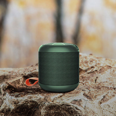 Recci RSK-W09 Mozart Serisi Hi-Fi Askılı Telefon Tutuculu Wireless Bluetooth 5.0 Speaker Hoparlör 1200mAh Koyu Yeşil