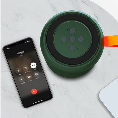 Recci RSK-W09 Mozart Serisi Hi-Fi Askılı Telefon Tutuculu Wireless Bluetooth 5.0 Speaker Hoparlör 1200mAh Koyu Yeşil