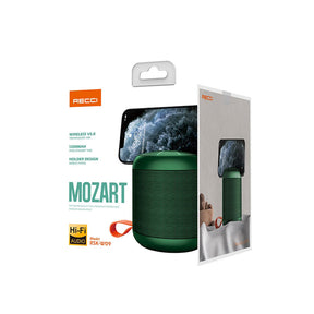 Recci RSK-W09 Mozart Serisi Hi-Fi Askılı Telefon Tutuculu Wireless Bluetooth 5.0 Speaker Hoparlör 1200mAh