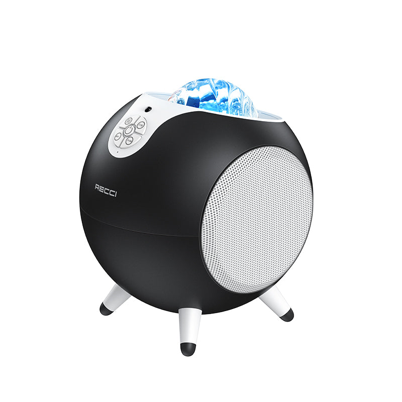 Recci RSK-W22 Starry Sky Serisi Hi-Fi Aurora Lambalı Wireless Bluetooth 5.2 Speaker Hoparlör 10W