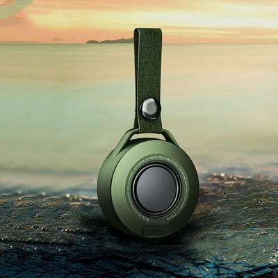 Recci RSK-W26 Battle Serisi Hi-Fi Askılı Wireless Bluetooth 5.3 Speaker Hoparlör 600mAh Koyu Yeşil