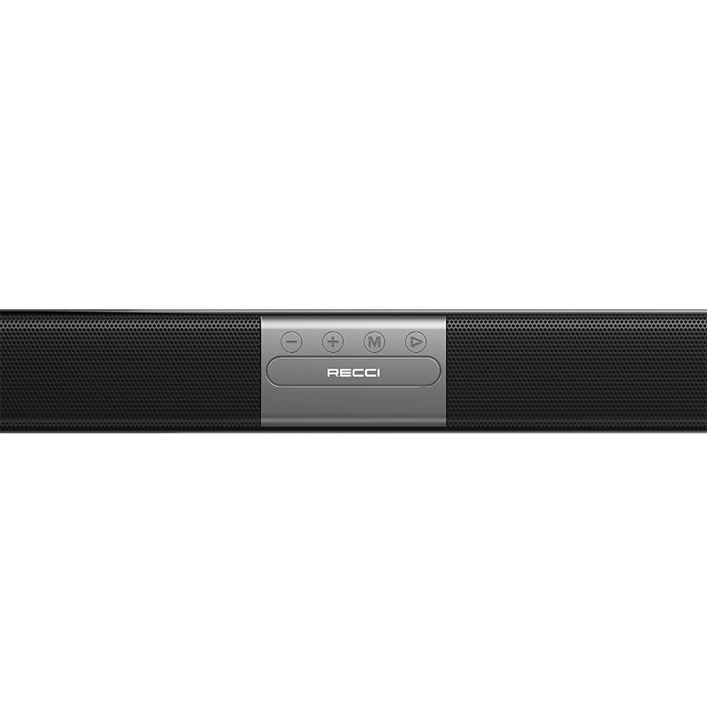 Recci RSK-W32 Bach Serisi Hi-Fi Akıllı Wireless Bluetooth 5.3 Speaker Hoparlör 10W 1500mAh Siyah