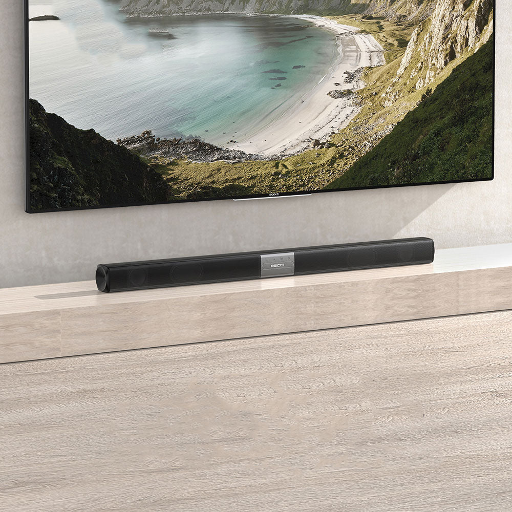 Recci RSK-W32 Bach Serisi Hi-Fi Akıllı Wireless Bluetooth 5.3 Speaker Hoparlör 10W 1500mAh Siyah