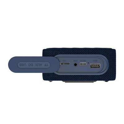Recci RSK-W33 Mocca Serisi TF/AUX/USB Askılı Akıllı Wireless Bluetooth 5.3 Speaker Hoparlör Mavi
