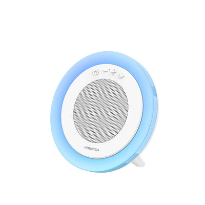 Recci RSK-W42 Moonlight Serisi RGB Işıklı Kablosuz Bluetooth v5.3 Hoparlör Beyaz