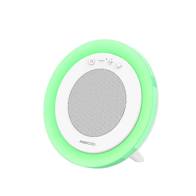 Recci RSK-W42 Moonlight Serisi RGB Işıklı Kablosuz Bluetooth v5.3 Hoparlör Beyaz