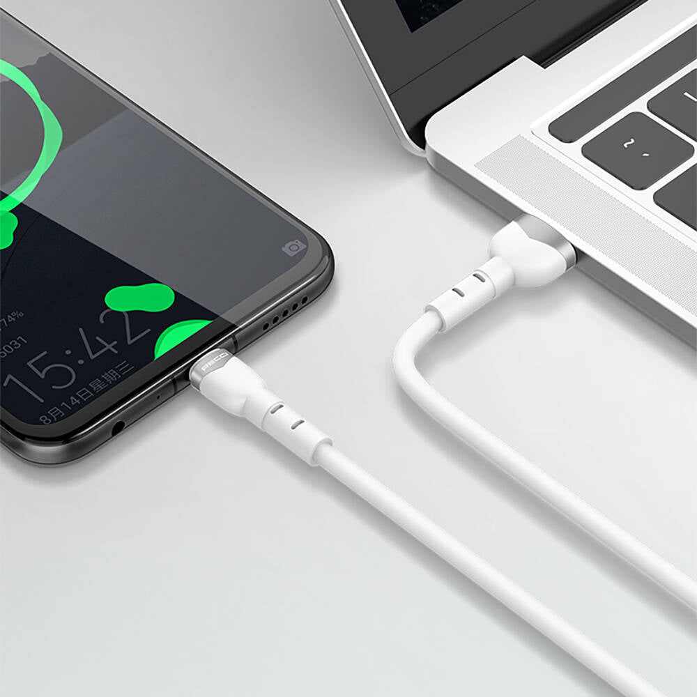 Recci RTC-N35L Hızlı Şarj Özellikli 100cm Lightning to USB-A Kablo