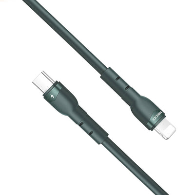 Recci RTC-P35CL Hızlı Şarj Özellikli 100cm Type-C to Lightning Kablo Beyaz