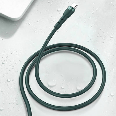 Recci RTC-P35CL Hızlı Şarj Özellikli 100cm Type-C to Lightning Kablo Beyaz