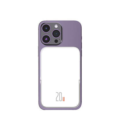 Recci W08 Metal Standlı 15W M-safe Şarj Özellikli 20W PD Hızlı Şarj Powerbank 10000mAh