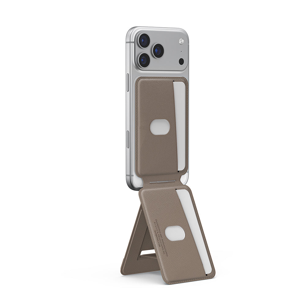 Skinarma Axis Serisi Foldable Stand Özellikli Deri Tasarımlı Kartlık