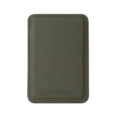 SkinArma Kado 2 Hazneli Magnetik Standlı Kartlık Lacivert-Turuncu