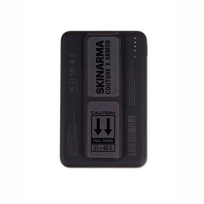 SkinArma Kira Kobai Holografik Tasarımlı Standlı Wireless ve PD Hızlı Şarj Özellikli Powerbank 15W 5000mAh Gümüş
