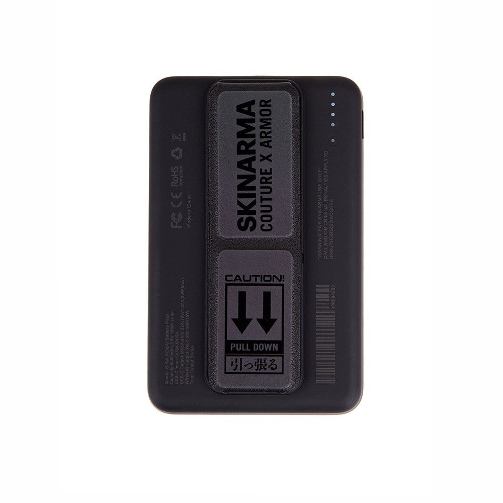 SkinArma Kira Kobai Holografik Tasarımlı Standlı Wireless ve PD Hızlı Şarj Özellikli Powerbank 15W 5000mAh Colorful