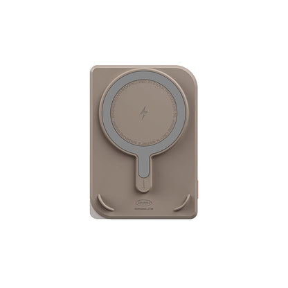 Skinarma Nexus Mecha Kablosuz ve PD Hızlı Şarj Özellikli Metal Standlı Taşınabilir Powerbank 20W 5000mAh