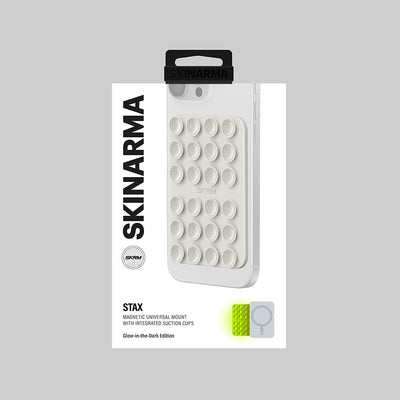 Skinarma Stax Magnetik Vakumlu Telefon Tutucu Beyaz