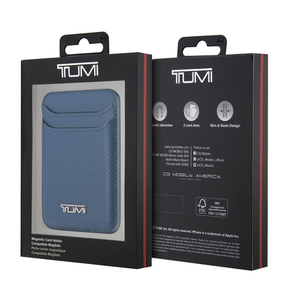 Tumi Orjinal Lisanslı 2 Hazneli Metal Logolu Deri Magnetik Kartlık
