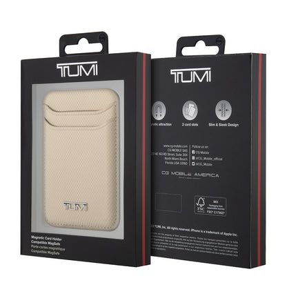 Tumi Orjinal Lisanslı 2 Hazneli Metal Logolu Deri Magnetik Kartlık