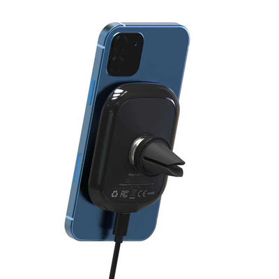 Vokamo WRL-01 Mıknatıslı Kablosuz Şarj Araç Telefon Tutucu Siyah