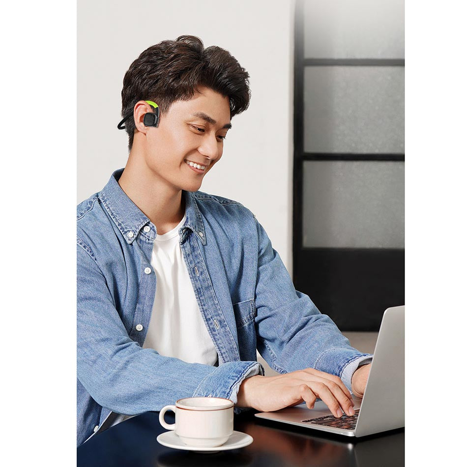 Wiwu Air Wireless Marathon Pro Suya Dayanıklı Sporcu Bluetooth Kulaklık Siyah