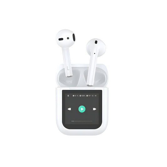 Wiwu Airbuds T24 Dokunmatik LCD Ekranlı TWS Bluetooth Kulaklık v5.4