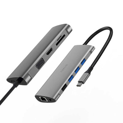 Wiwu Alpha 11 in 1 Type-C Hub Gümüş