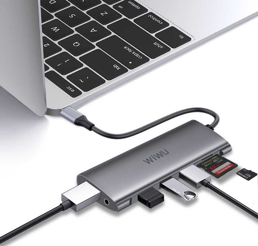 Wiwu Alpha 11312H 11 in 1 Type-C Hub