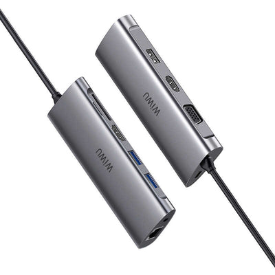 Wiwu Alpha 11312H 11 in 1 Type-C Hub Gri