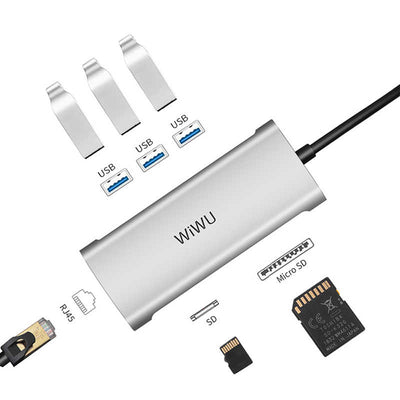 Wiwu Alpha 631STR Type-C Hub Gri