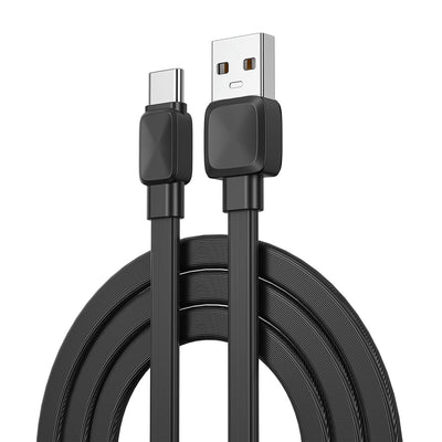 Wiwu Bravo Wİ-C003 Yassı Tasarım Type-C Usb Kablo 1M Beyaz