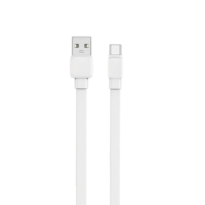 Wiwu Bravo Wİ-C003 Yassı Tasarım Type-C Usb Kablo 1M Beyaz