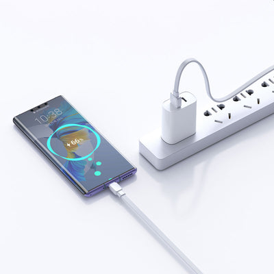 Wiwu Bravo Wİ-C003 Yassı Tasarım Type-C Usb Kablo 1M Beyaz
