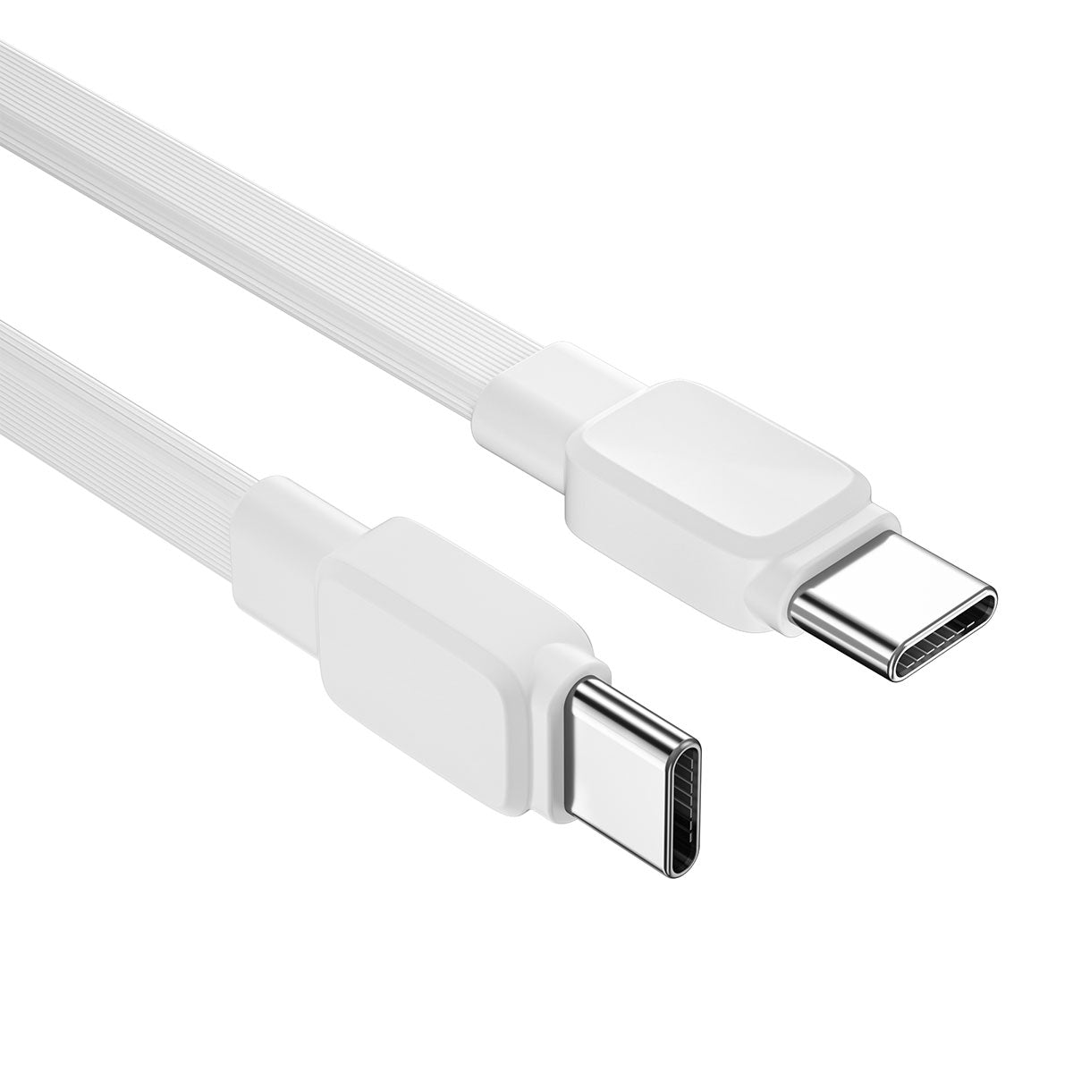 Wiwu Bravo Wİ-C004 Yassı Tasarım 60W Hızlı Şarj Özellikli Type-C To Type-C PD Kablo 1M Siyah