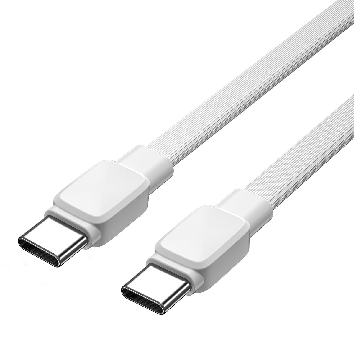Wiwu Bravo Wİ-C004 Yassı Tasarım 60W Hızlı Şarj Özellikli Type-C To Type-C PD Kablo 1M Siyah