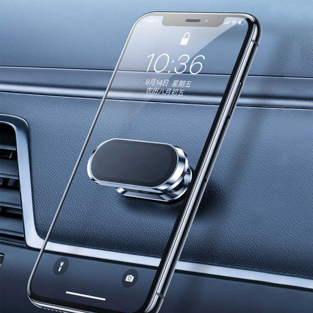 Wiwu CH002 360 Derece Dönebilen Magnetik Düz Zemin Versiyon Araç Telefon Tutucu Gri